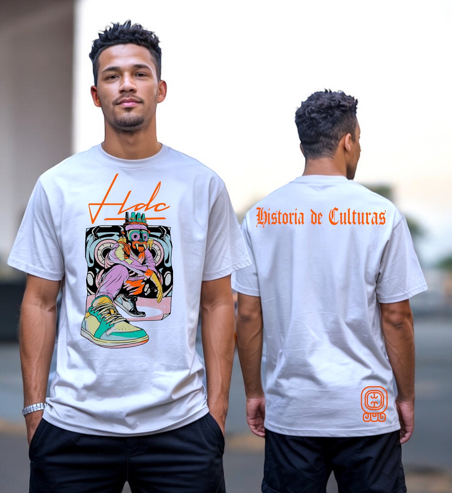 Camiseta REGULAR FIT para hombre, diseño TLALOC "HDC"