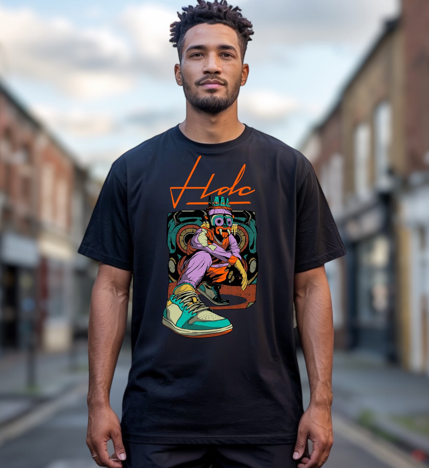Camiseta REGULAR FIT para hombre, diseño TLALOC "HDC"