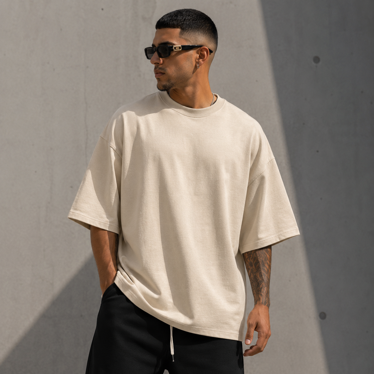 Playera Oversize Premium 260g – 100% Algodón