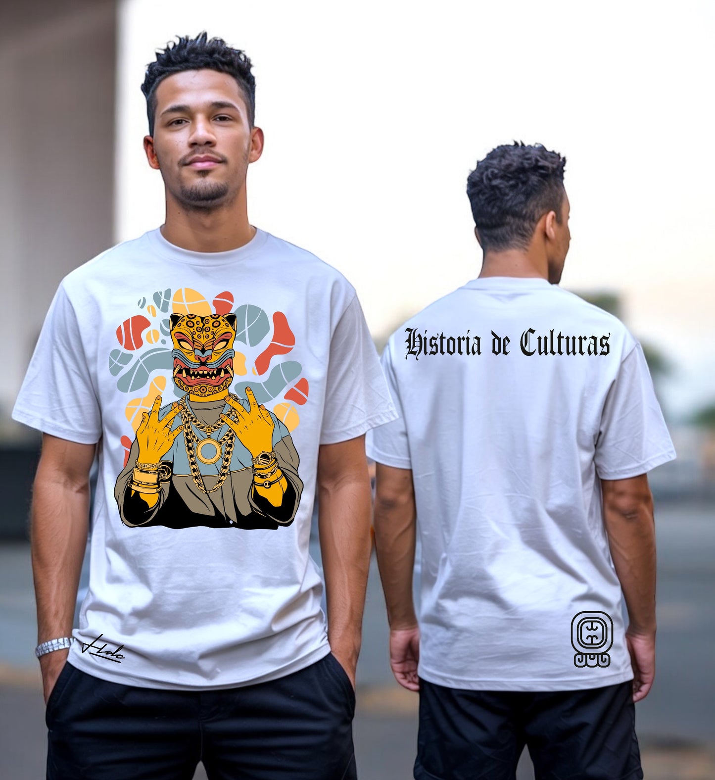 Camiseta REGULAR FIT para hombre, diseño TECUAN "HDC"