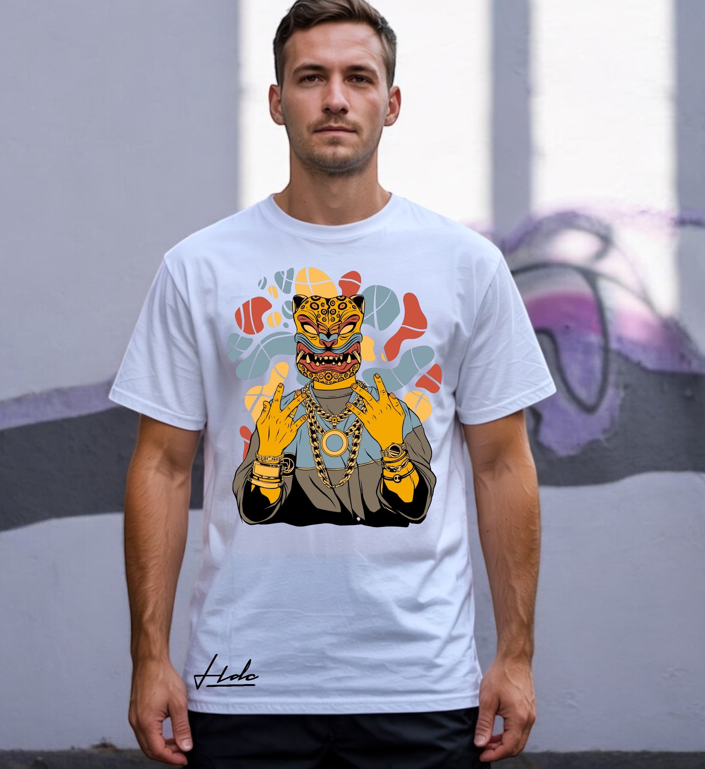Camiseta REGULAR FIT para hombre, diseño TECUAN "HDC"
