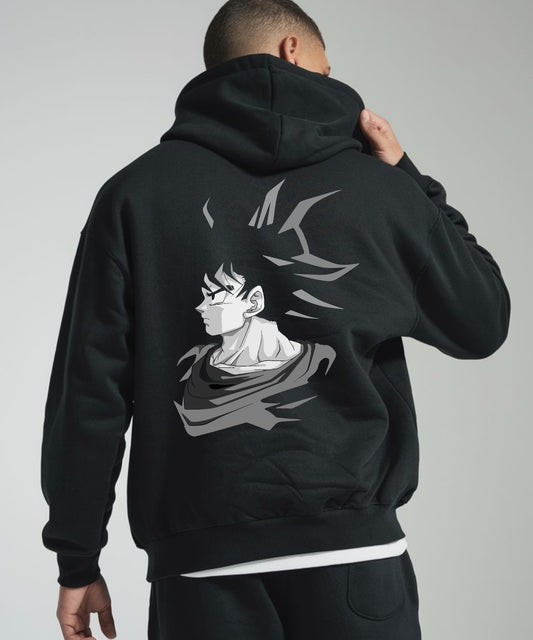 sudadera bordada con capucha y cangurera para hombre Hoodie dbz mod. GOKU PERFIL