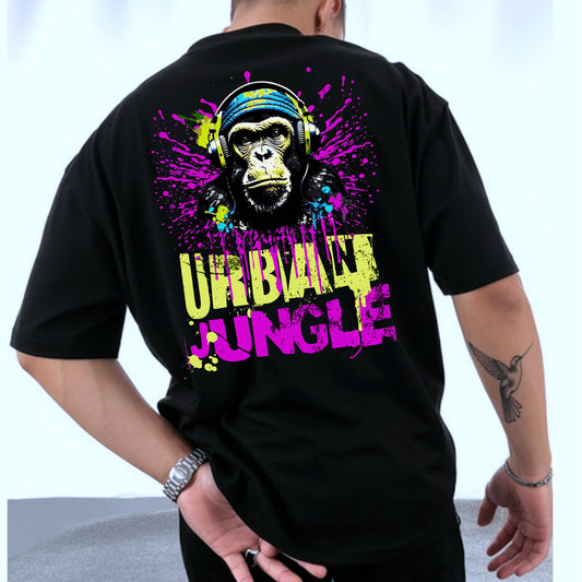 Camiseta OVERSIZE para hombre, diseño GORILA URBAN ...